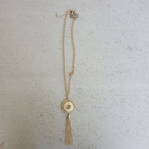 Chico 30" Gold-tone Pendant Necklace